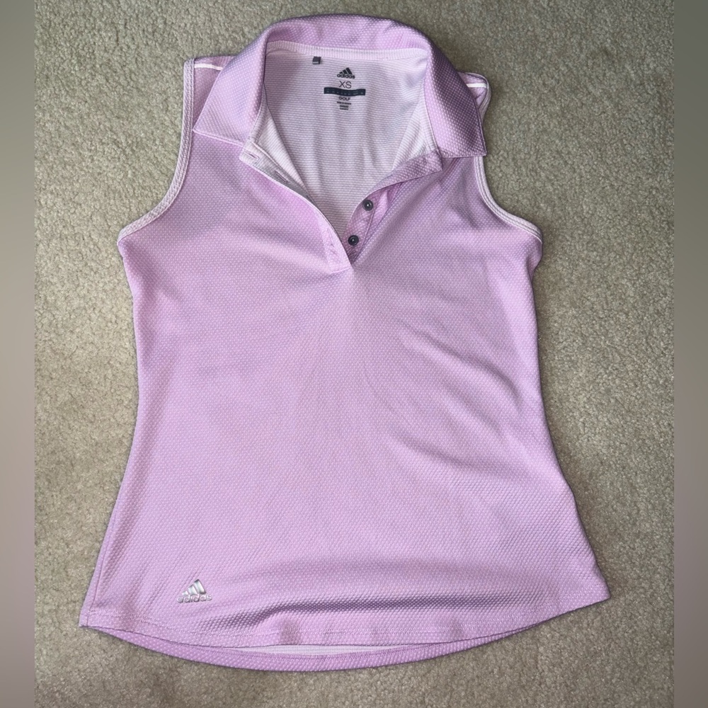 Adidas Women's Light Pink Sleeveless Tank Top